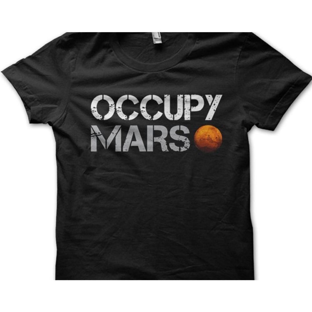 Occupy Mars As Worn By Elon Musk Tshirt